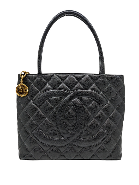 Chanel Medallion Tote Black