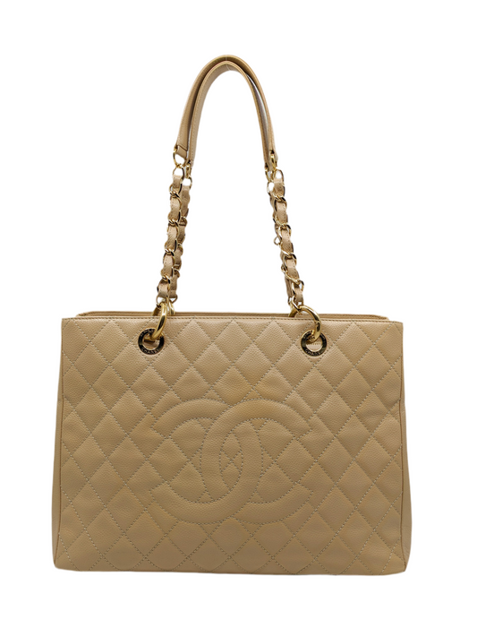 Chanel GST Beige Caviar