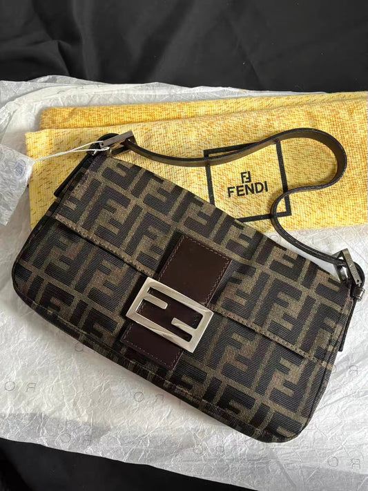 Vintage Fendi Baguette in Brown Zucca (Final Payment)