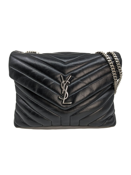 YSL LouLou SHW Medium Black