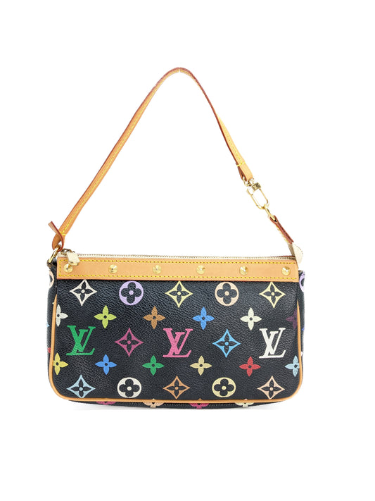 LV Pochette Murakami Black
