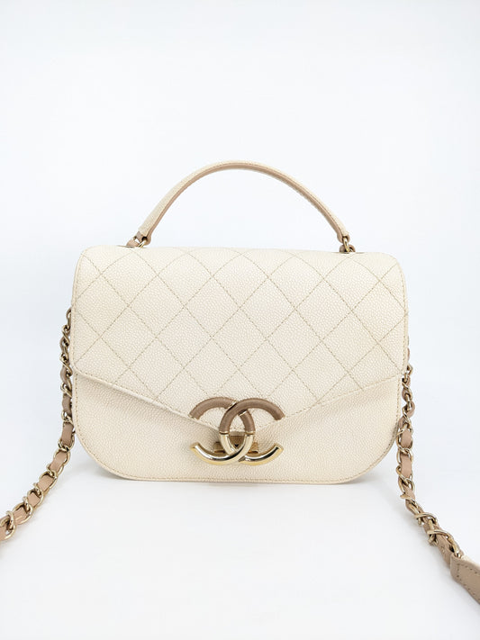 Chanel Coco Cuba Off-White Caviar