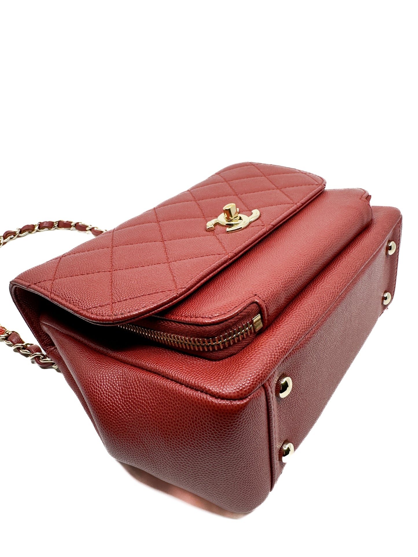 Chanel Business Affinity in Burgundy Caviar Leather