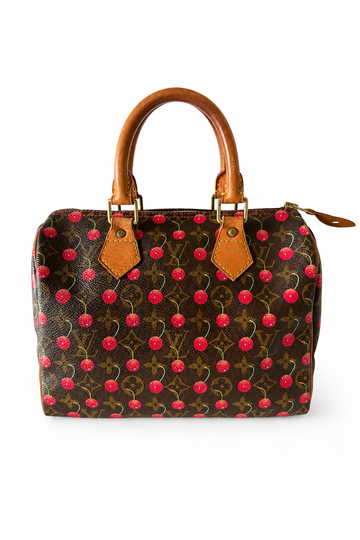 Vintage Louis Vuitton x Murakami Cherry Speedy 25