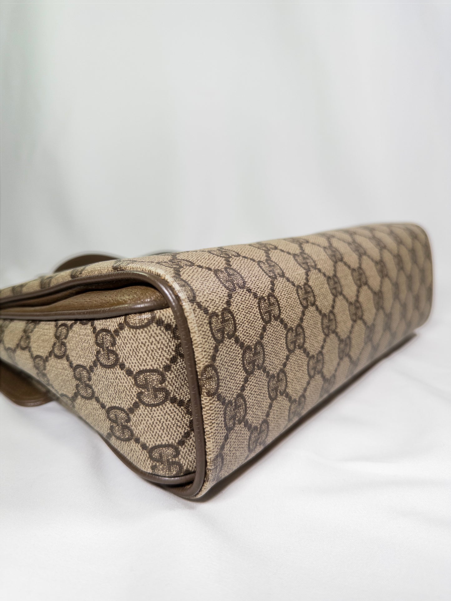 Vintage Gucci Monogram Top Handle Bag