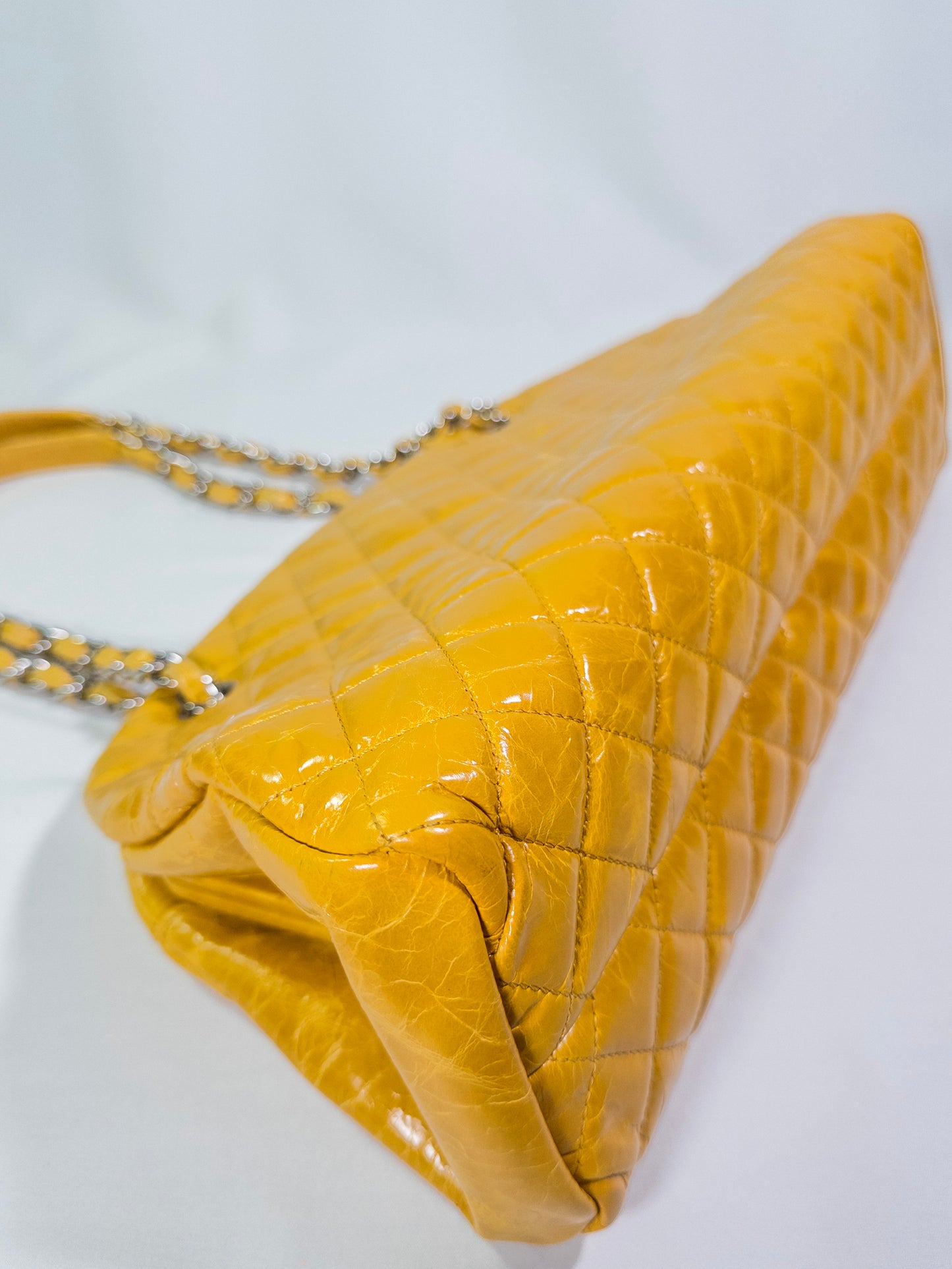 Rare Vintage Chanel Mademoiselle Miss Yellow