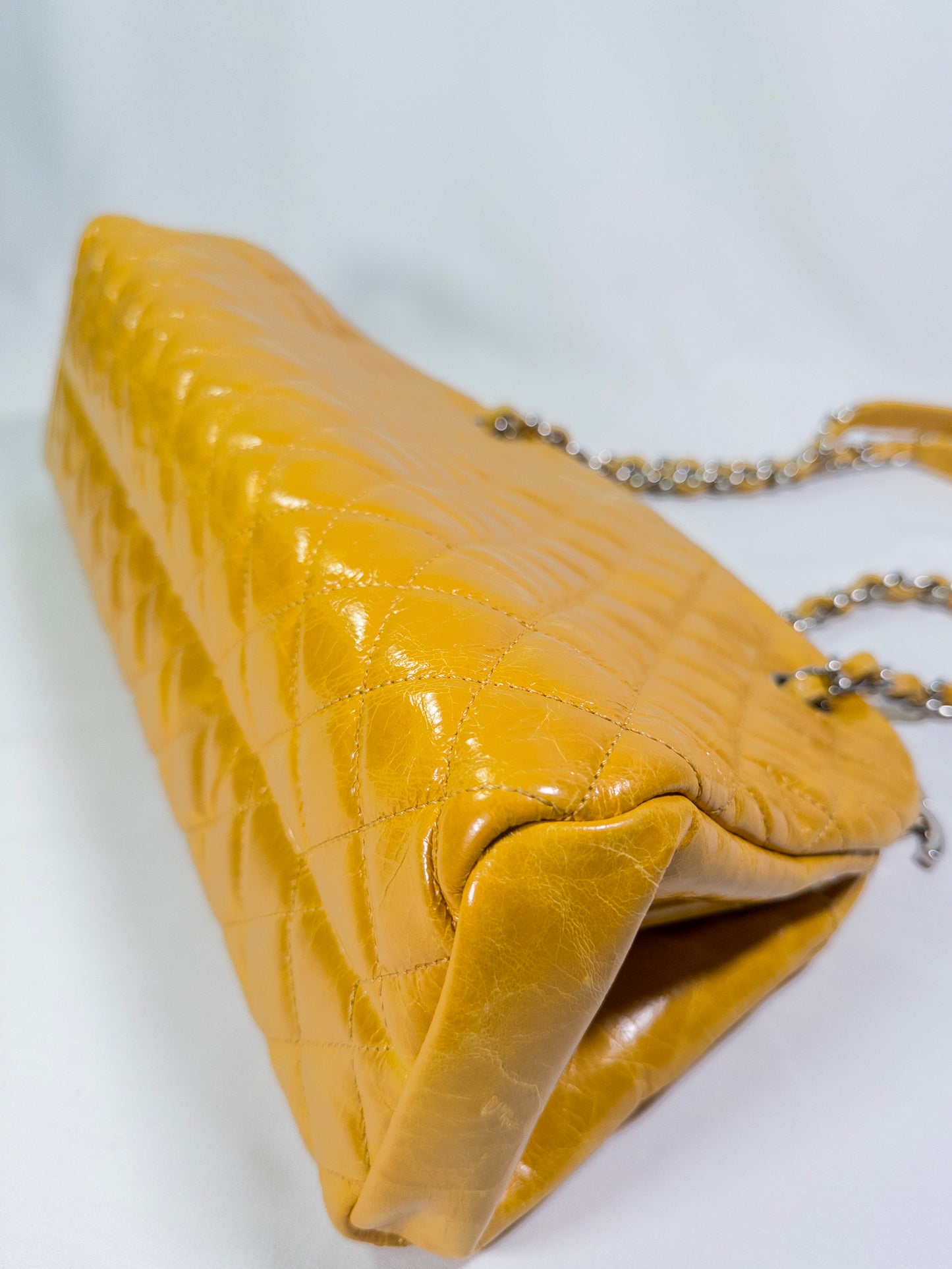 Rare Vintage Chanel Mademoiselle Miss Yellow