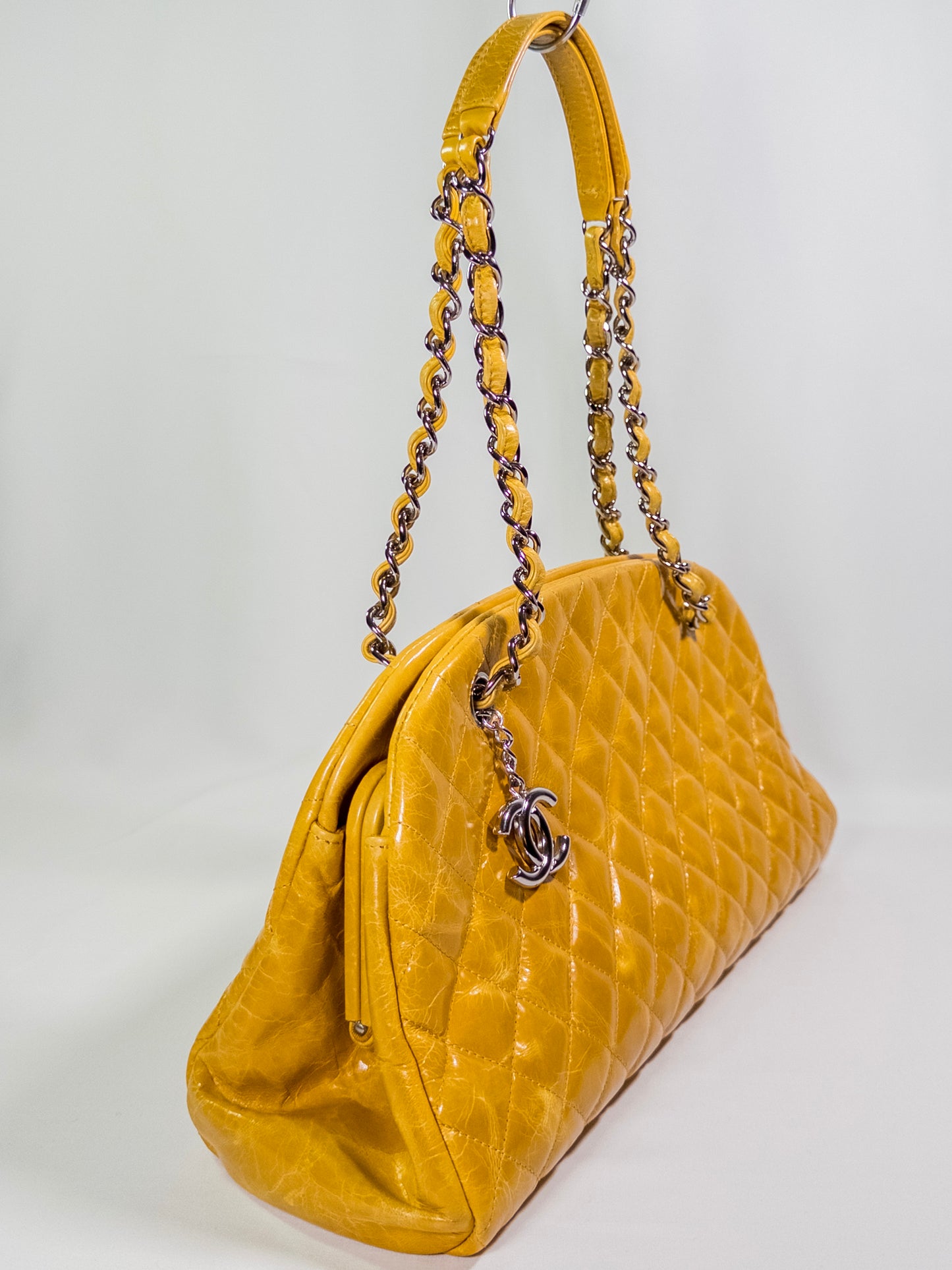 Rare Vintage Chanel Mademoiselle Miss Yellow