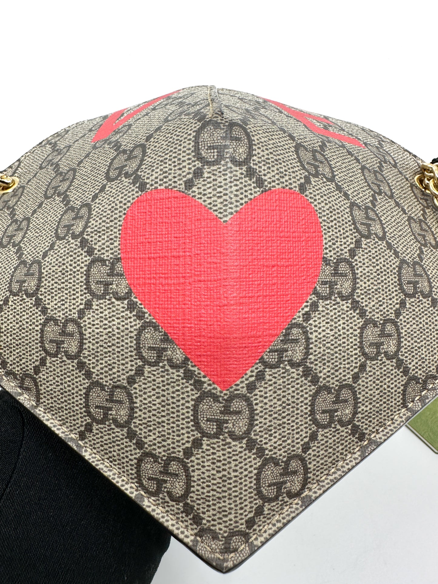 Limited Gucci Supreme Valentine's Day Heart Bag