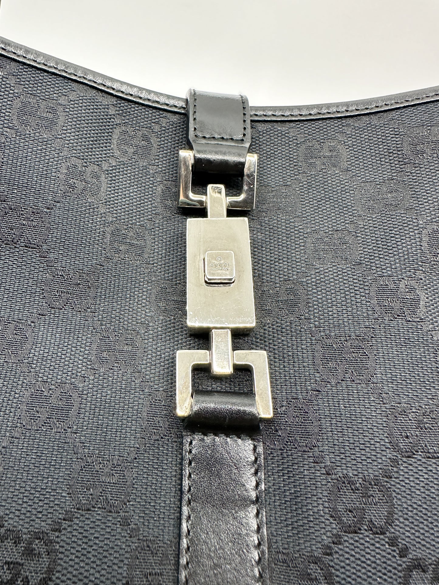 Gucci Jackie Dark Blue Medium Size