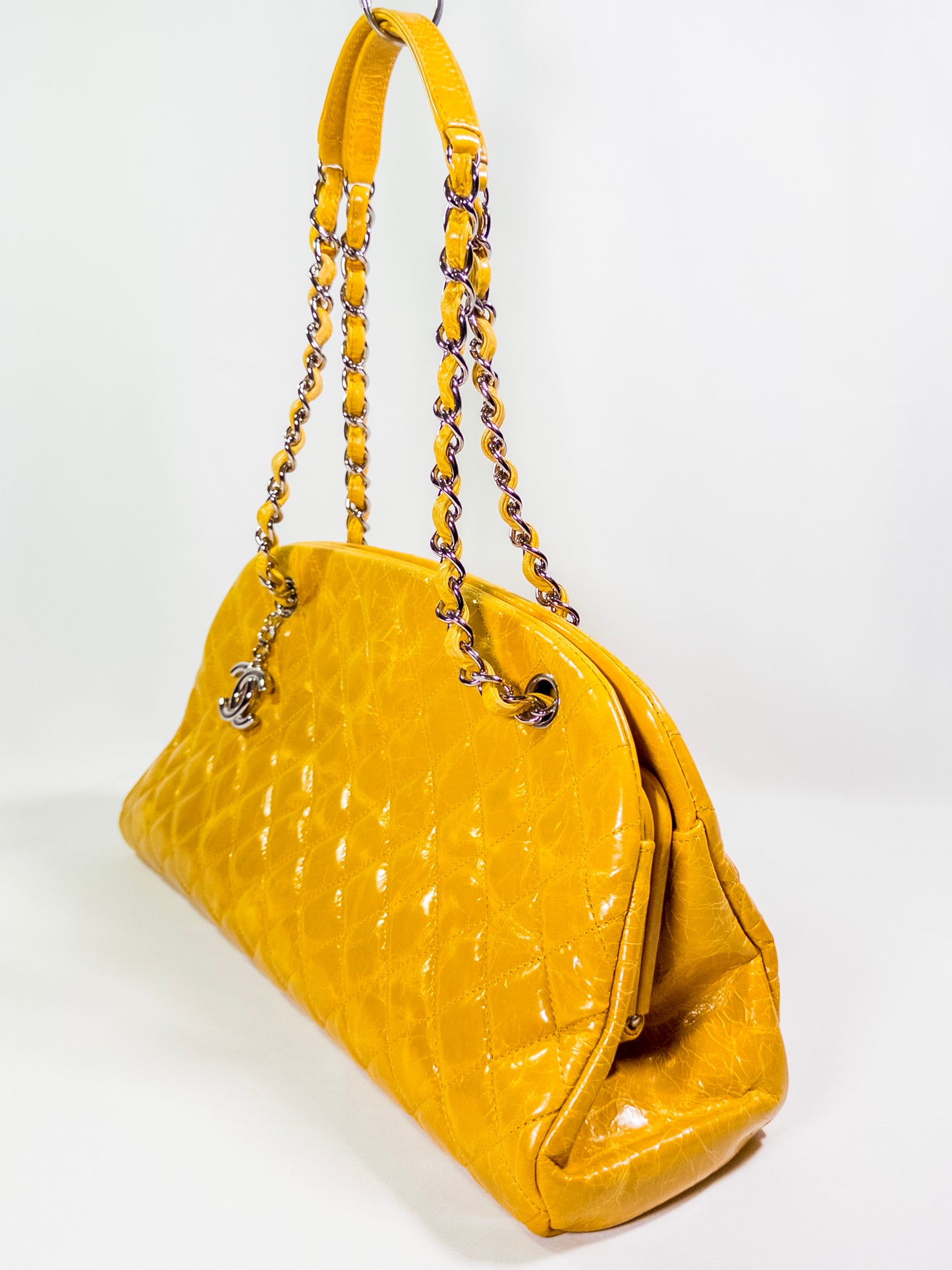 Rare Vintage Chanel Mademoiselle Miss Yellow