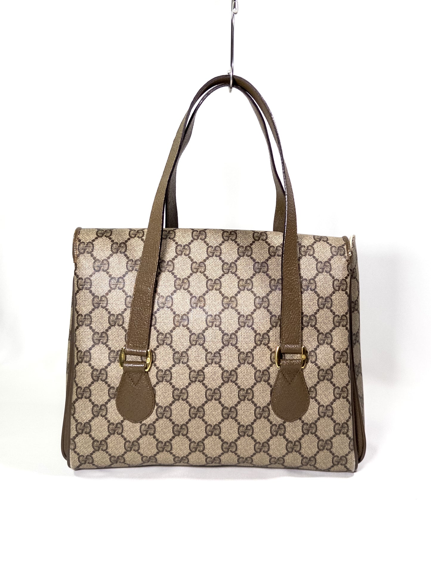 Vintage Gucci Monogram Top Handle Bag