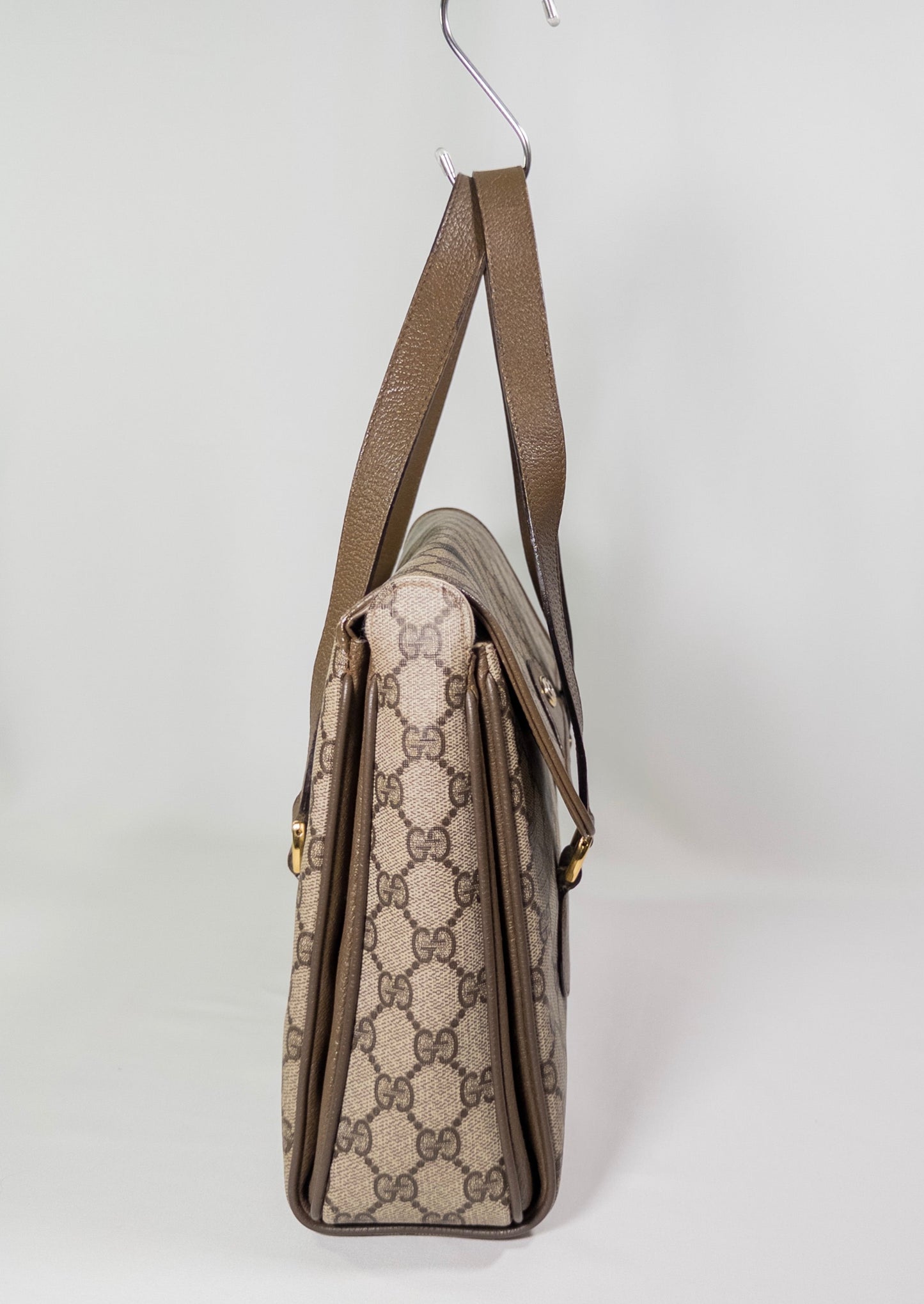 Vintage Gucci Monogram Top Handle Bag