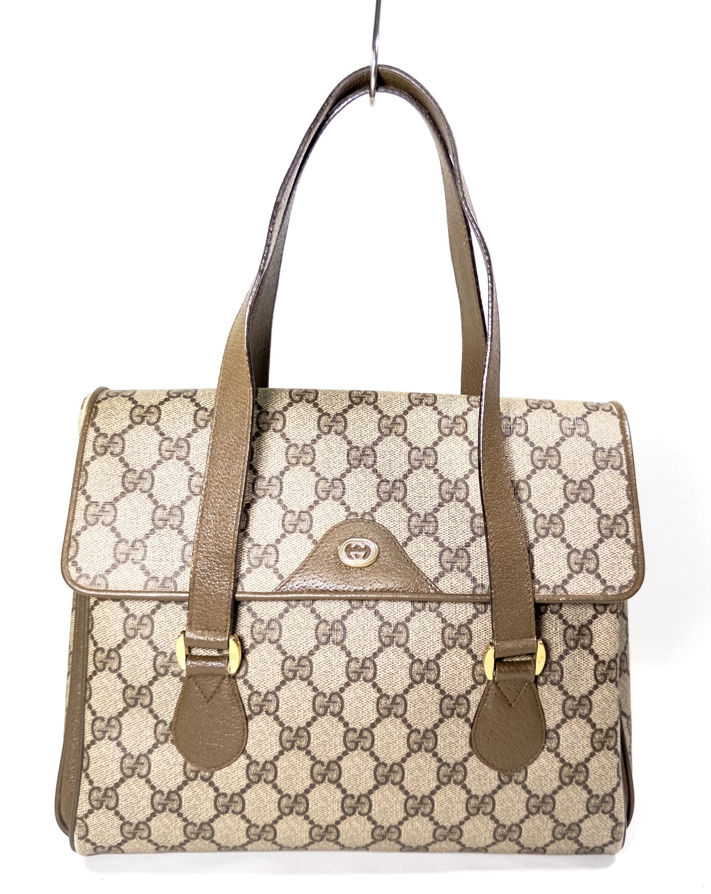 Vintage Gucci Monogram Top Handle Bag