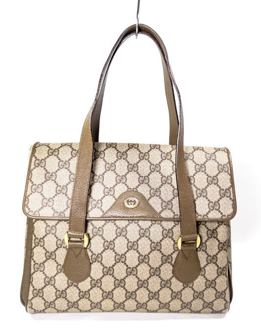 Vintage Gucci Monogram Top Handle Bag