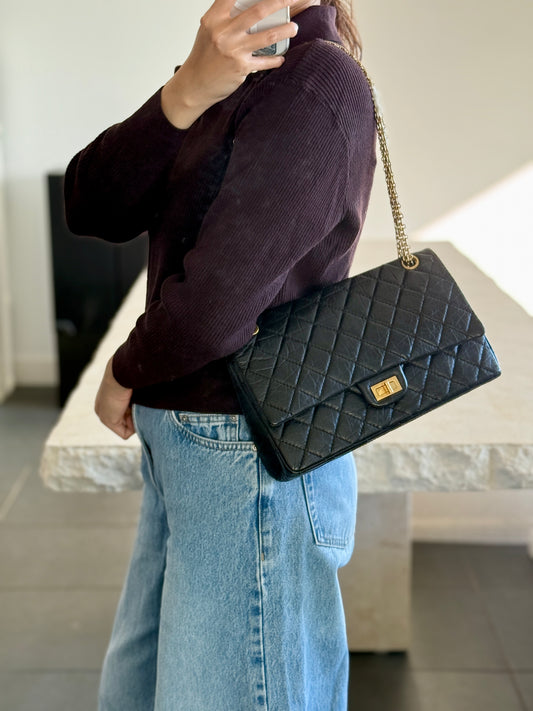 Chanel Reissue 226 Aged Calfskin Gold Hardware