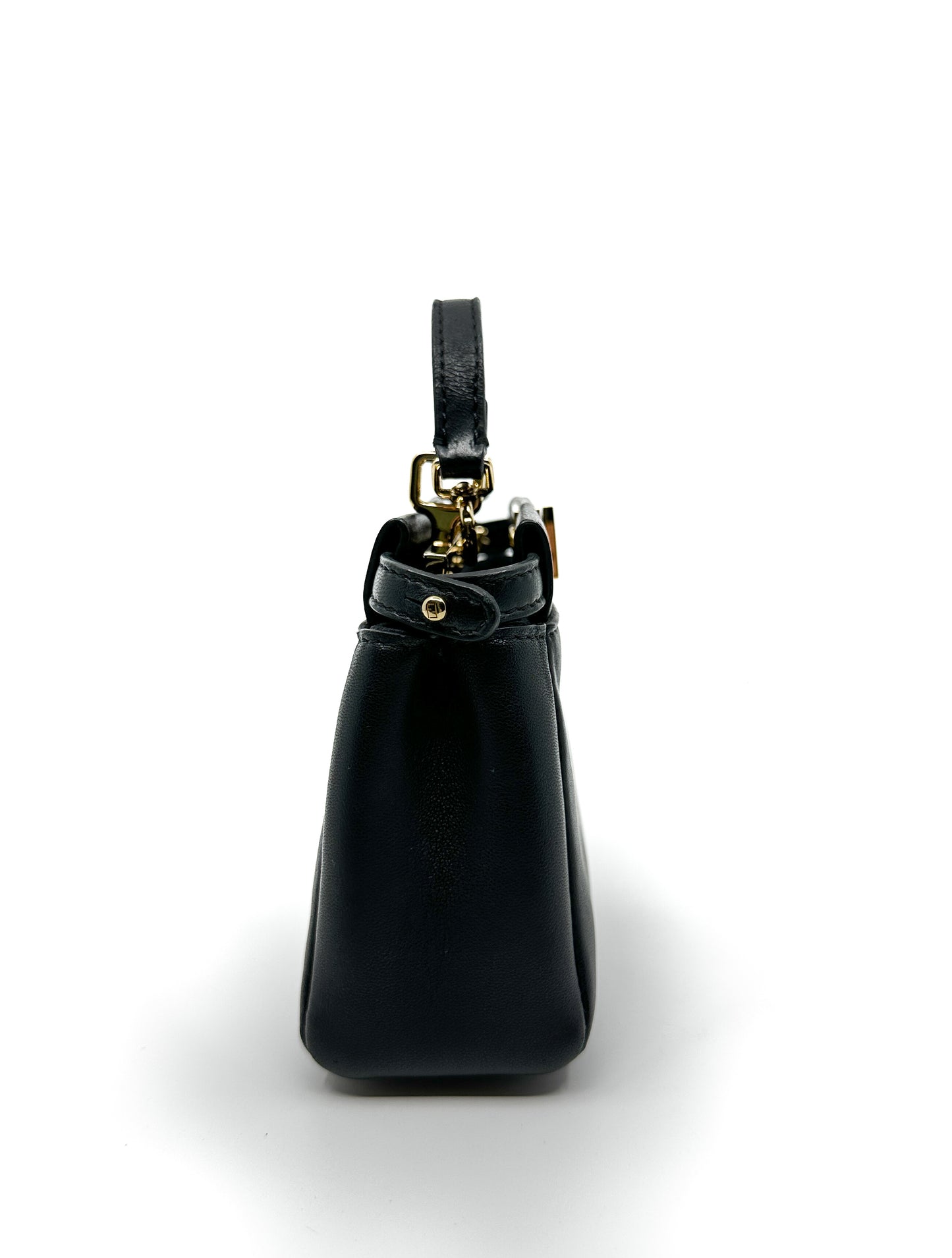 Fendi Micro Peekaboo in Nappa Black