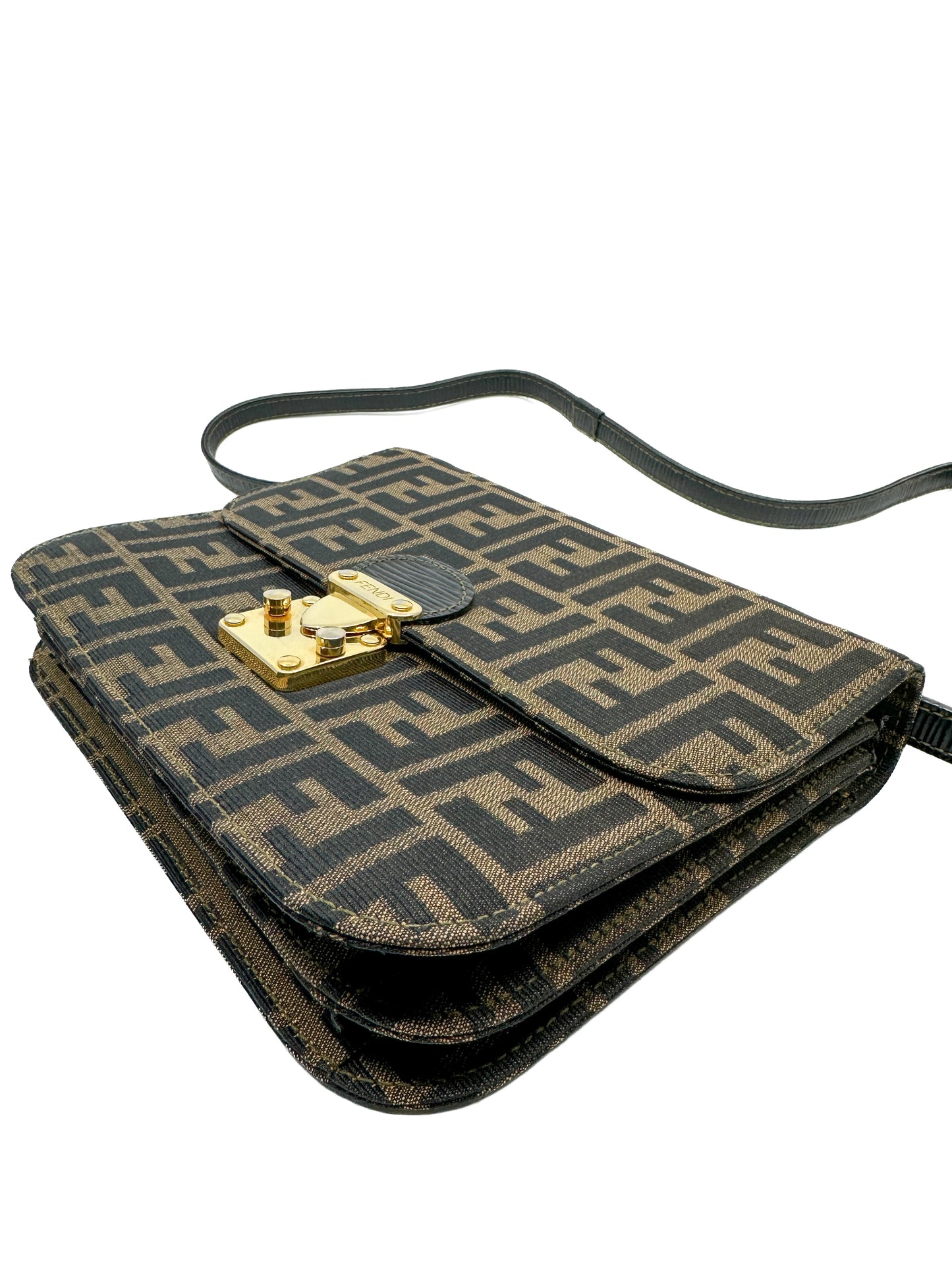 Rare Vintage Fendi Zucca Shoulder Bag