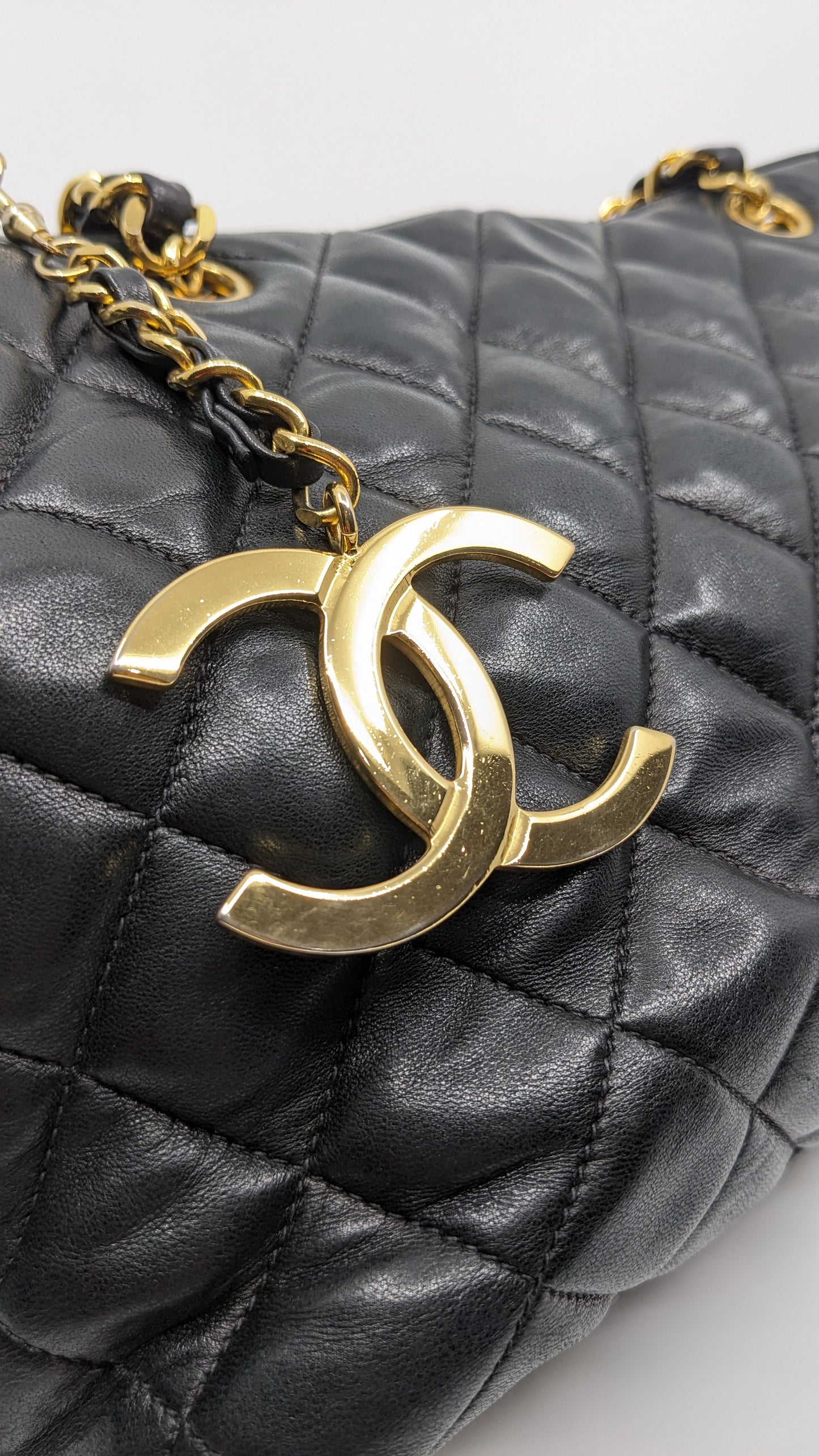 Rare Vintage Chanel Lambskin Tote