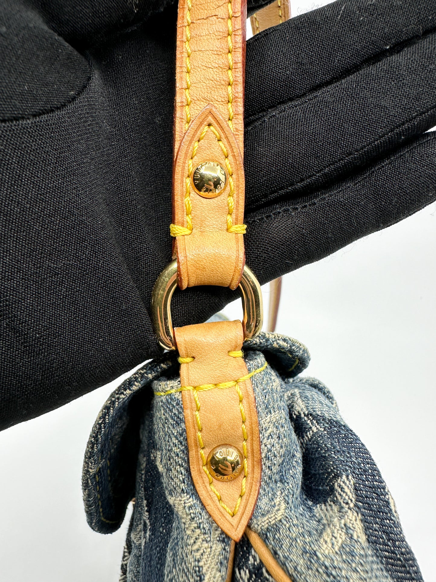 Rare Vintage LV Limited Pleaty Mini in Denim