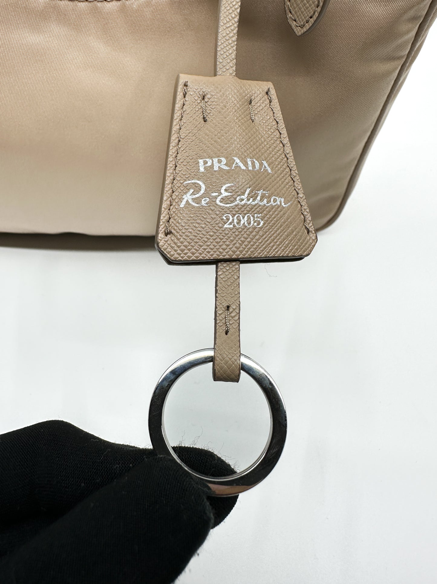 Prada Nylon Re-Edition 2005 in Beige Color