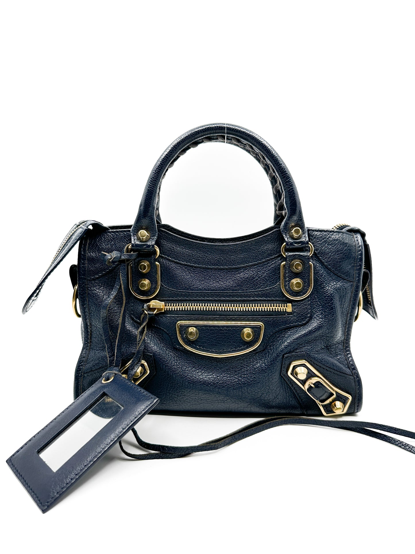 Balenciaga City Mini Dark Navy