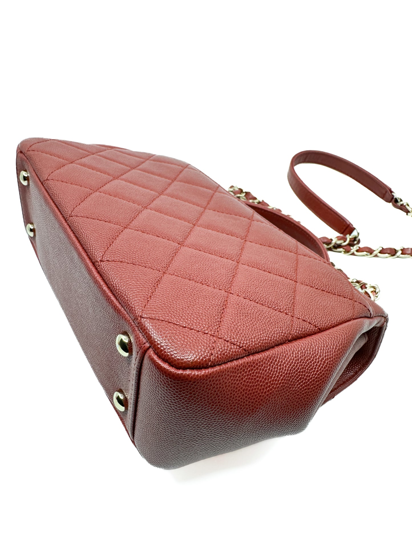 Chanel Business Affinity in Burgundy Caviar Leather