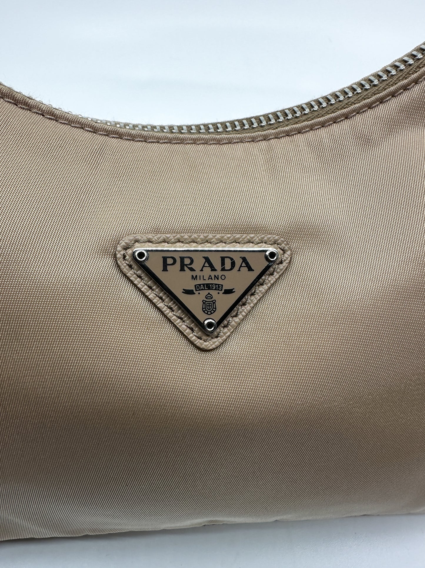 Prada Nylon Re-Edition 2005 in Beige Color