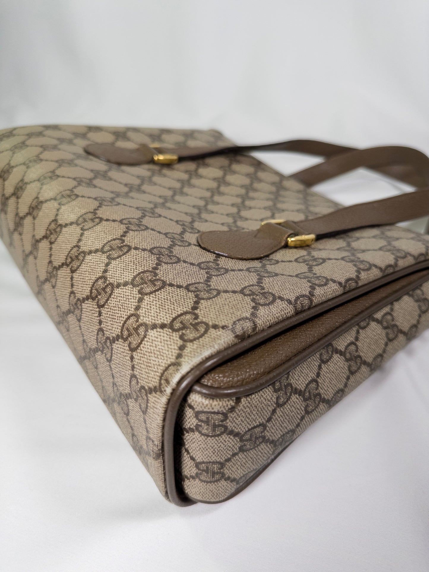 Vintage Gucci Monogram Top Handle Bag