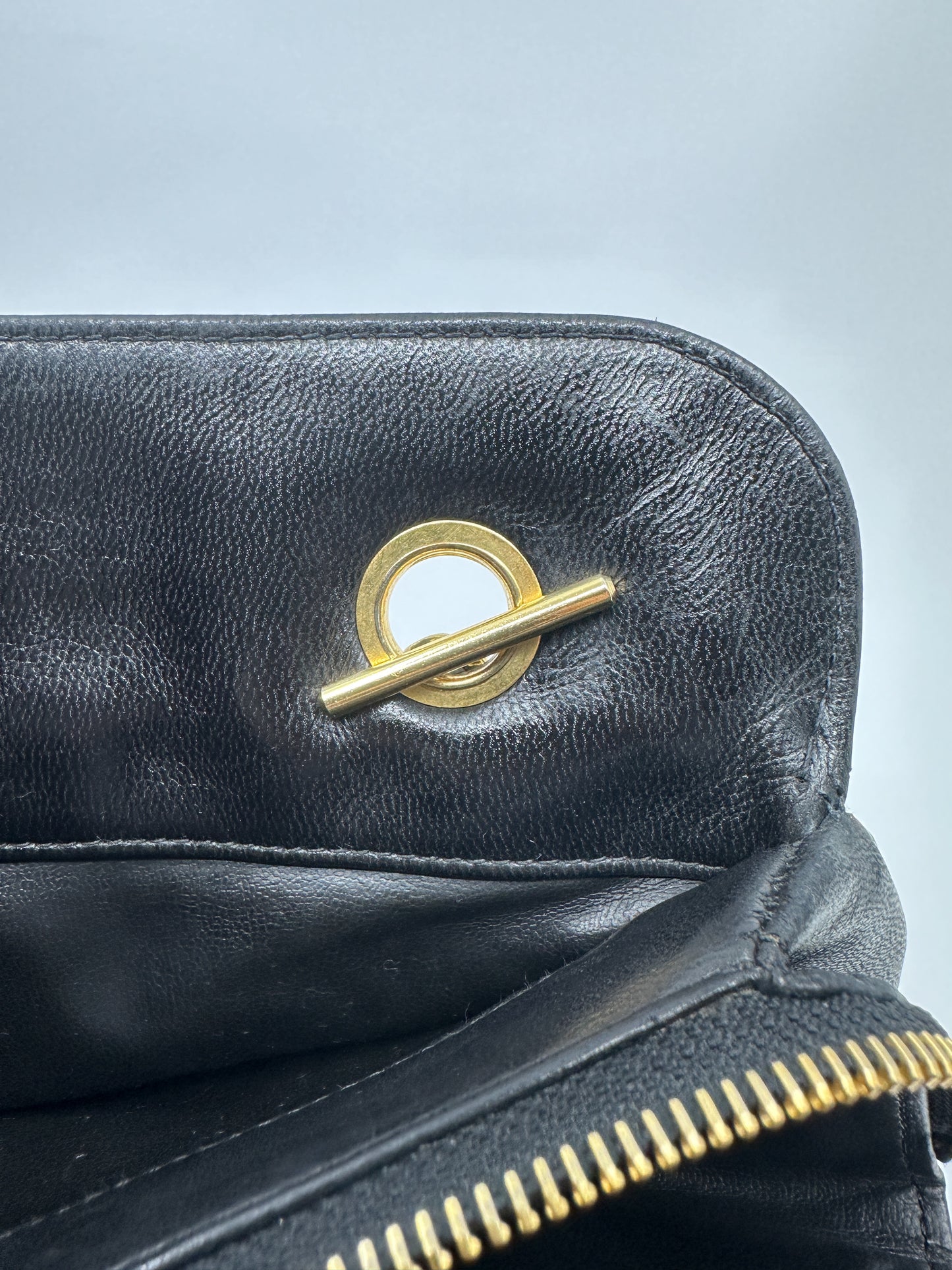 Vintage Chanel Quilted Lambskin Leather Tote