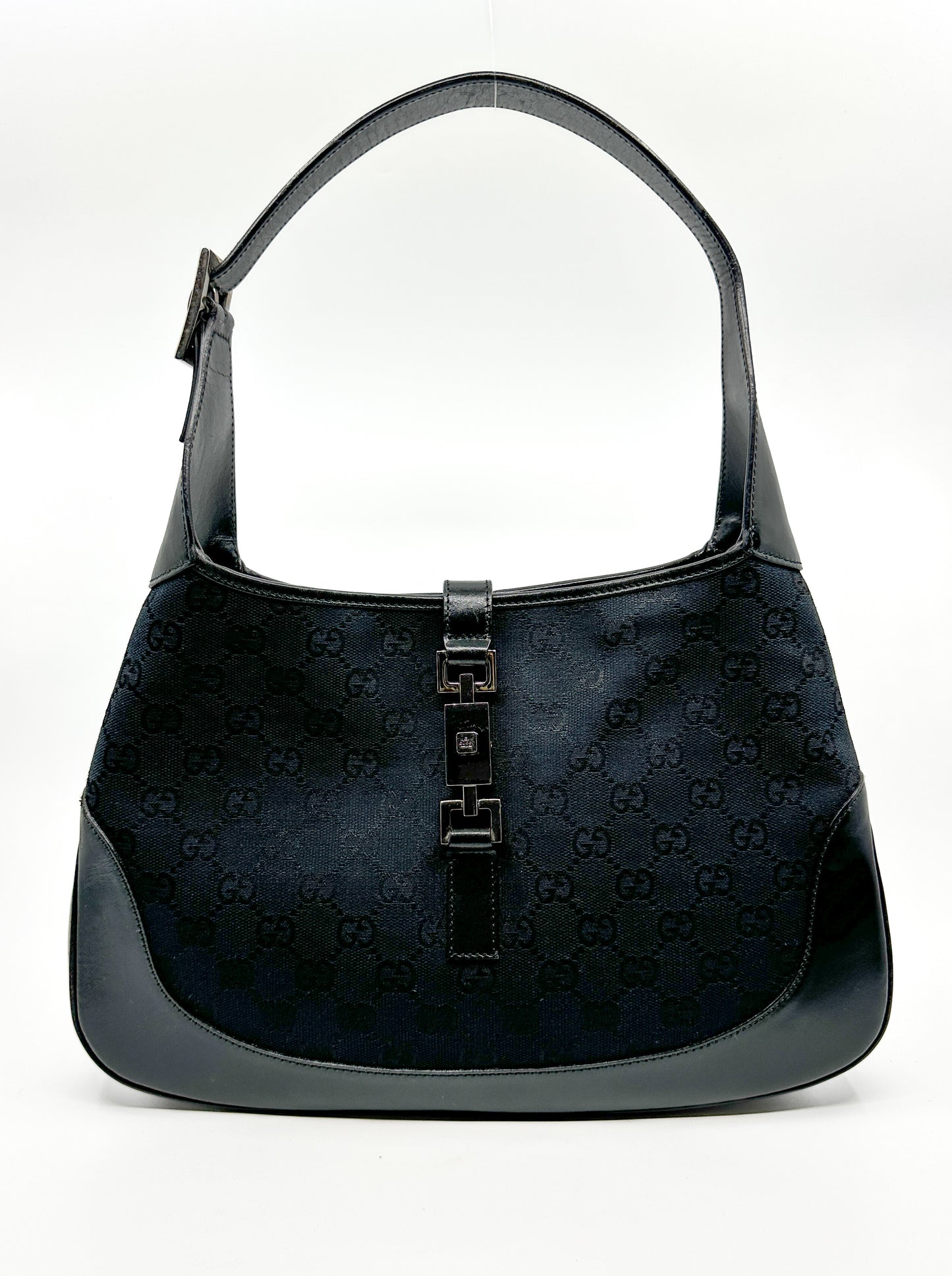 Gucci Jackie Dark Blue Medium Size