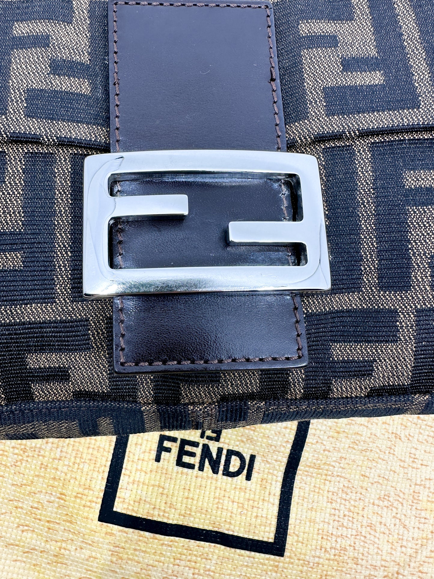 Vintage Fendi Baguette in Brown Zucca