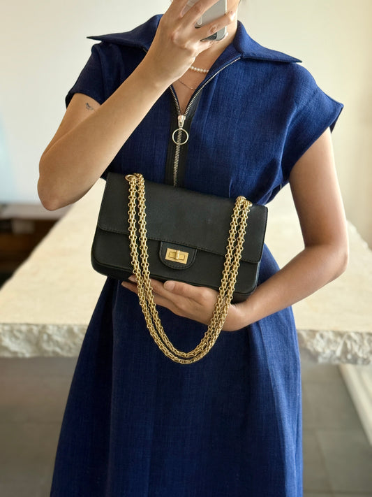 Limited Chanel Reissue 2.55 Medium Calfskin Gold Hardware
