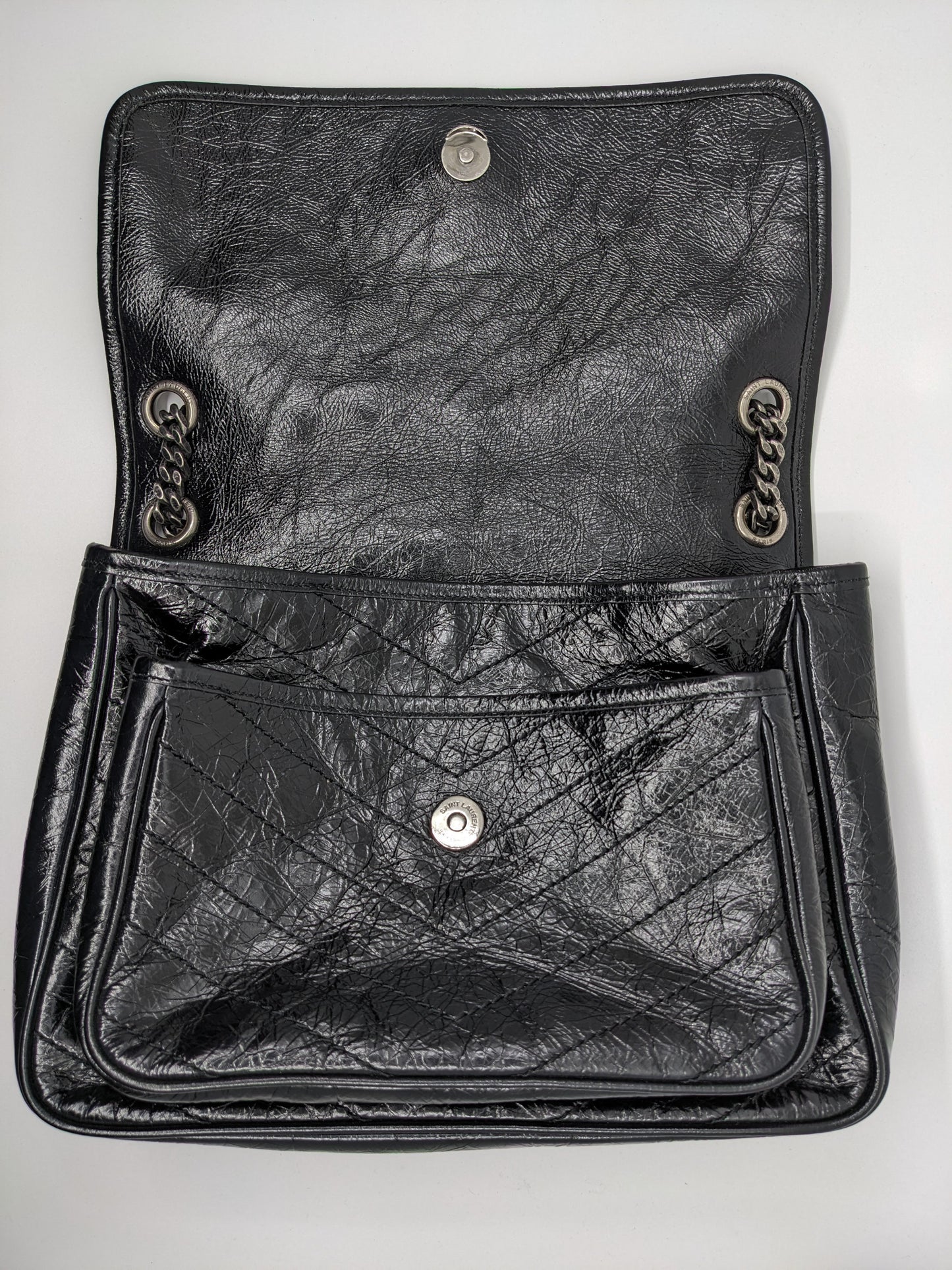 YSL Niki Medium in Black