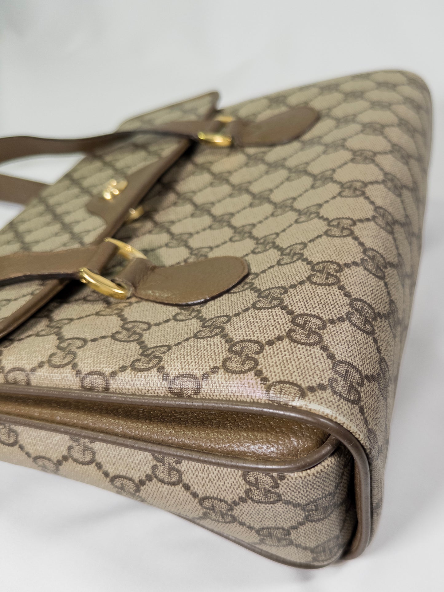 Vintage Gucci Monogram Top Handle Bag