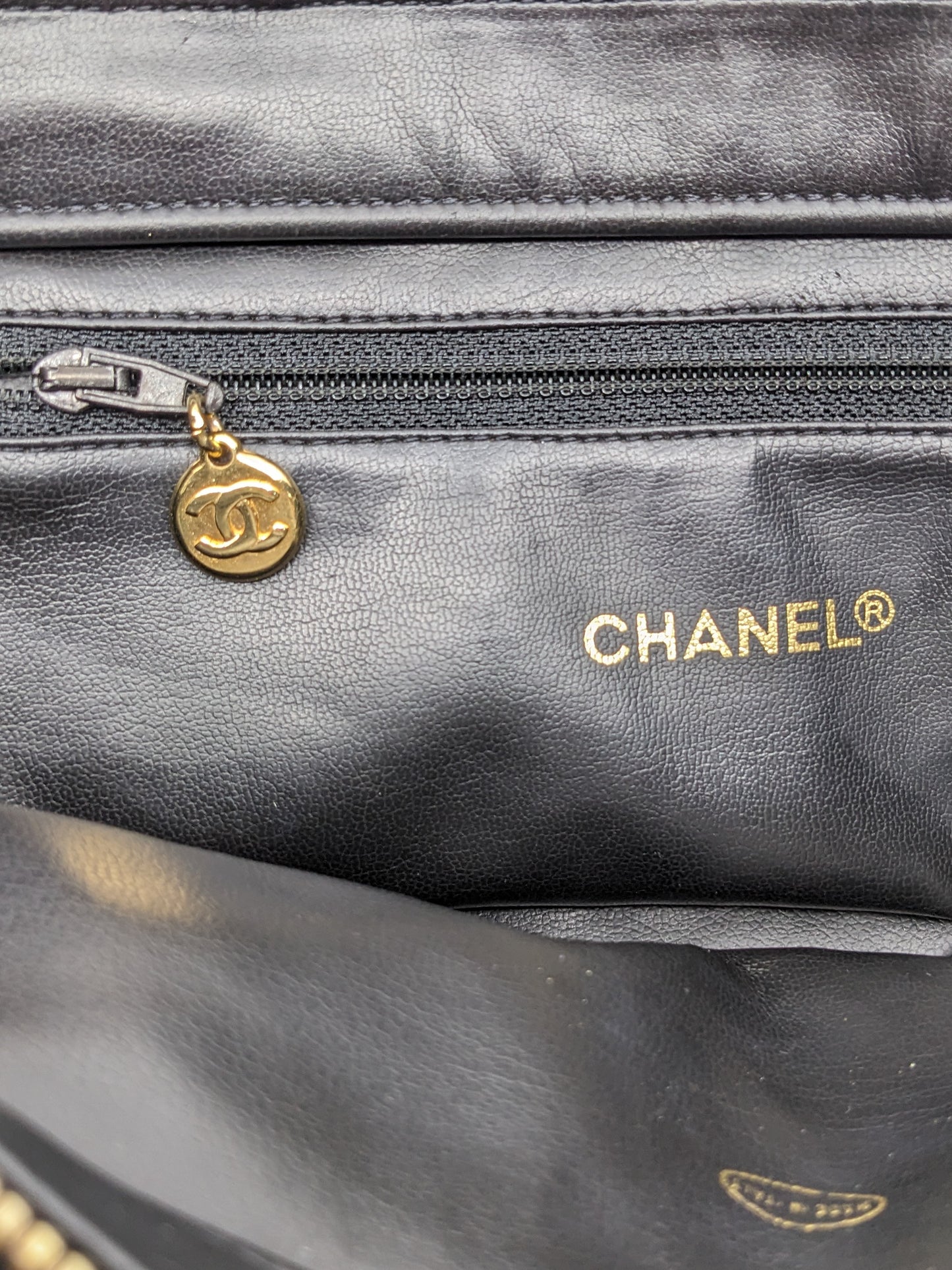 Rare Vintage Chanel Lambskin Tote