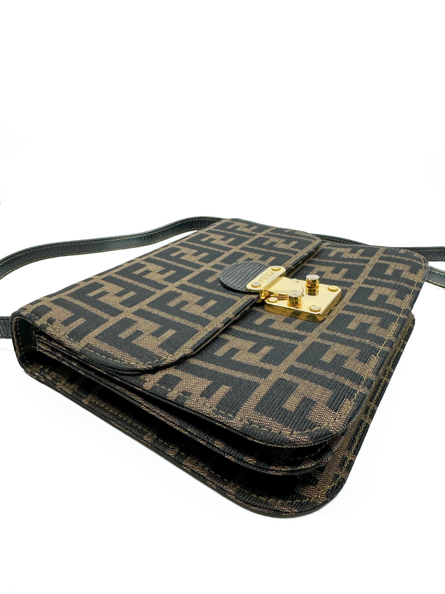 Rare Vintage Fendi Zucca Shoulder Bag