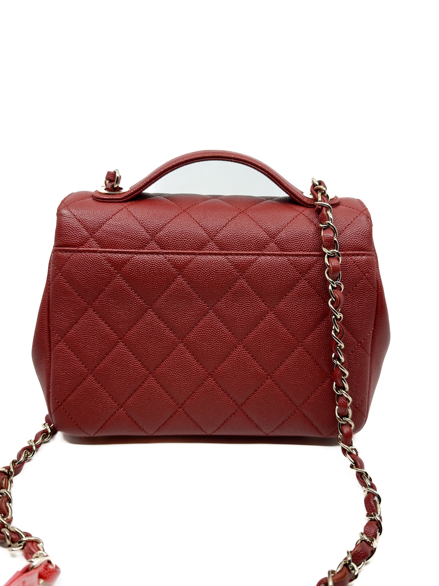 Chanel Business Affinity in Burgundy Caviar Leather