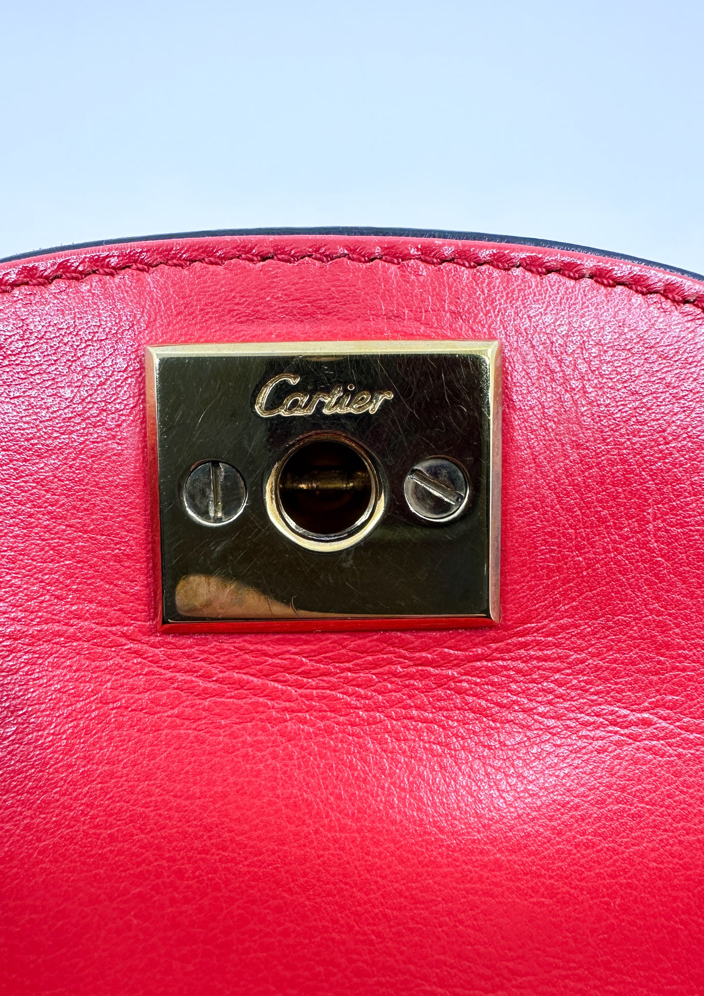 Cartier Vintage Panther Top Handle Bag