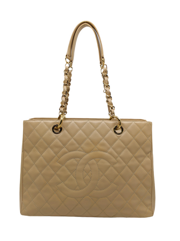 Chanel GST Beige Caviar