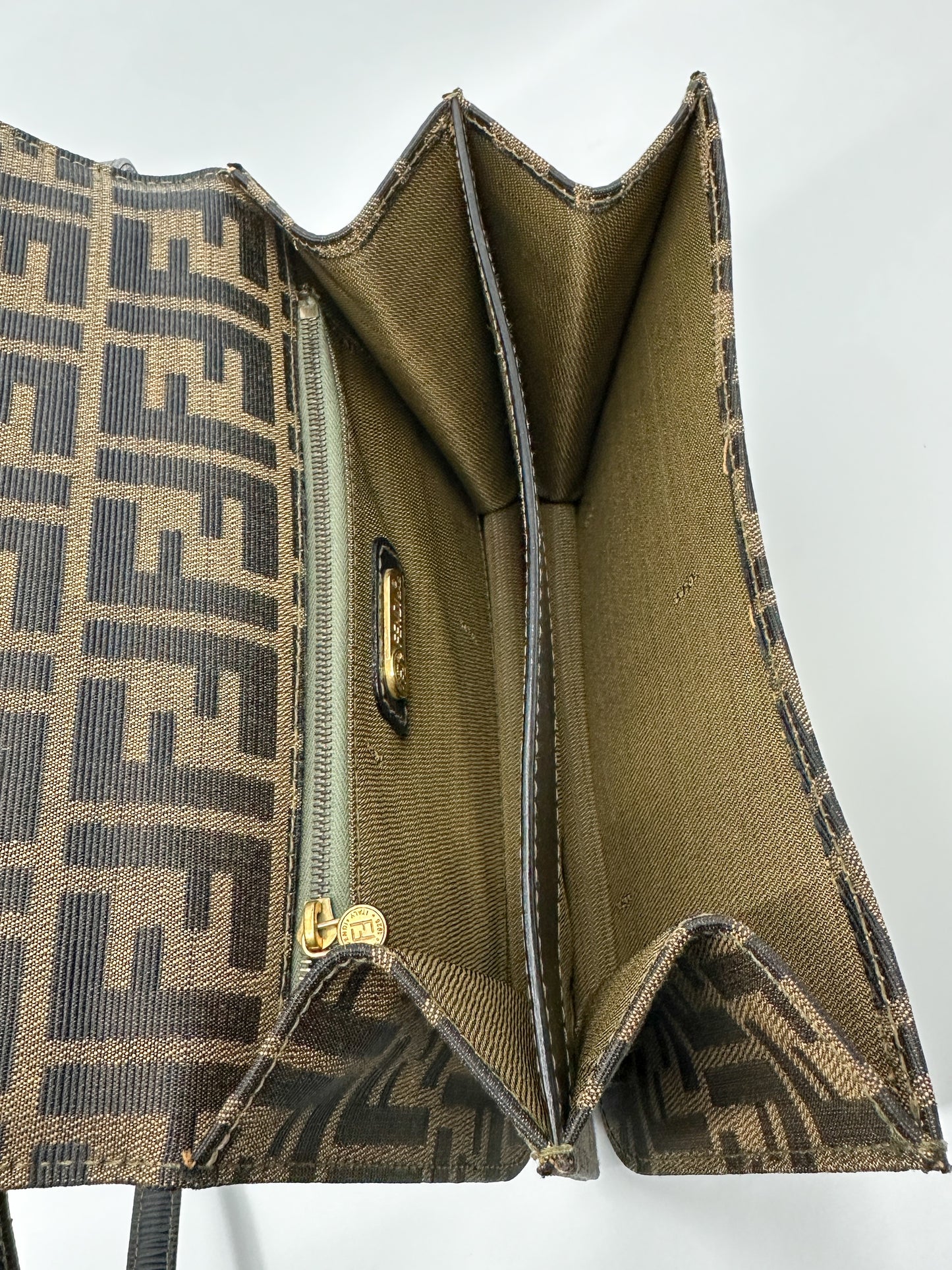 Rare Vintage Fendi Zucca Shoulder Bag