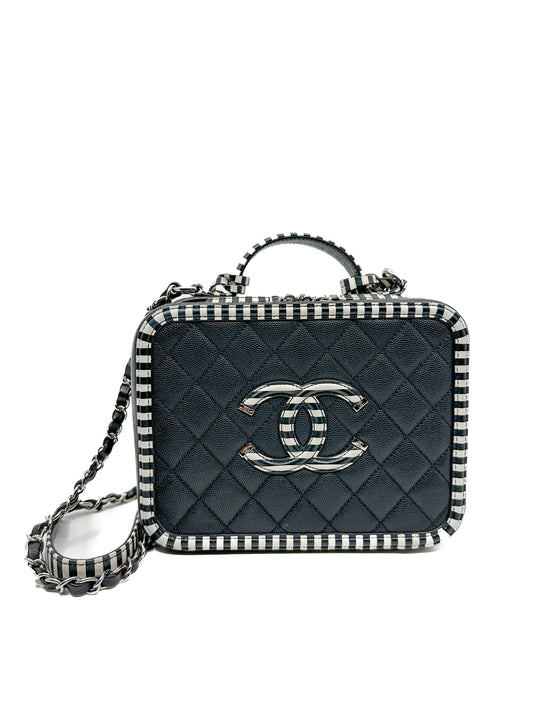 Rare Limited Chanel Filigree Vanity Case Cruise 2019