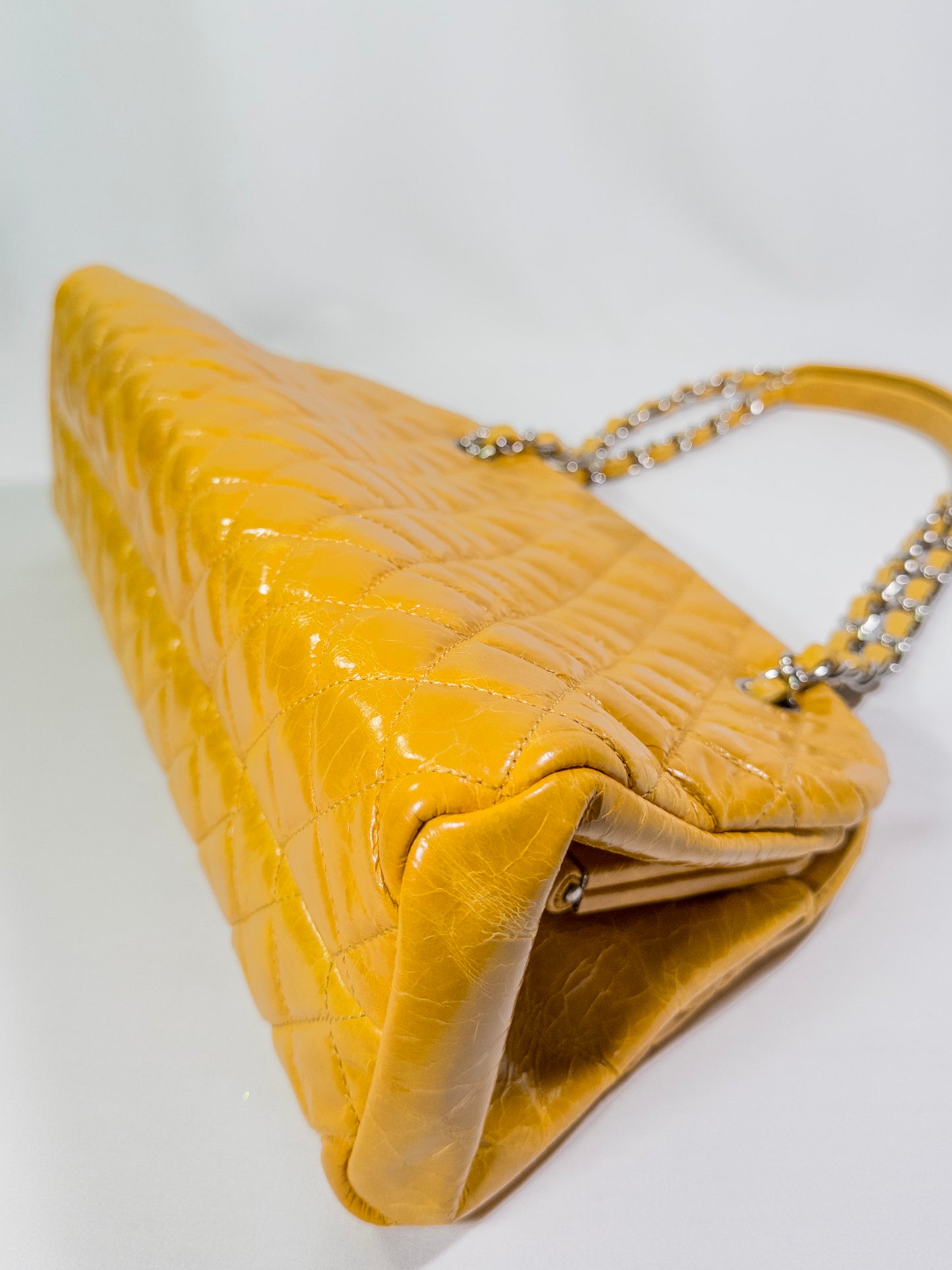 Rare Vintage Chanel Mademoiselle Miss Yellow