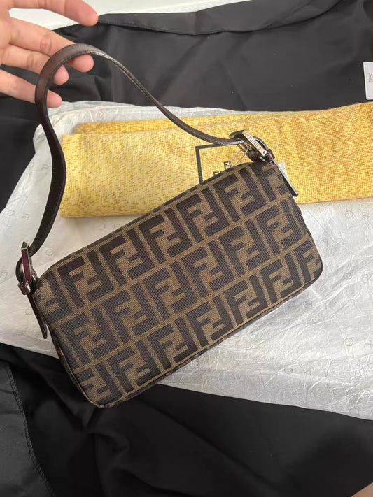 Vintage Fendi Baguette in Brown Zucca (Final Payment)