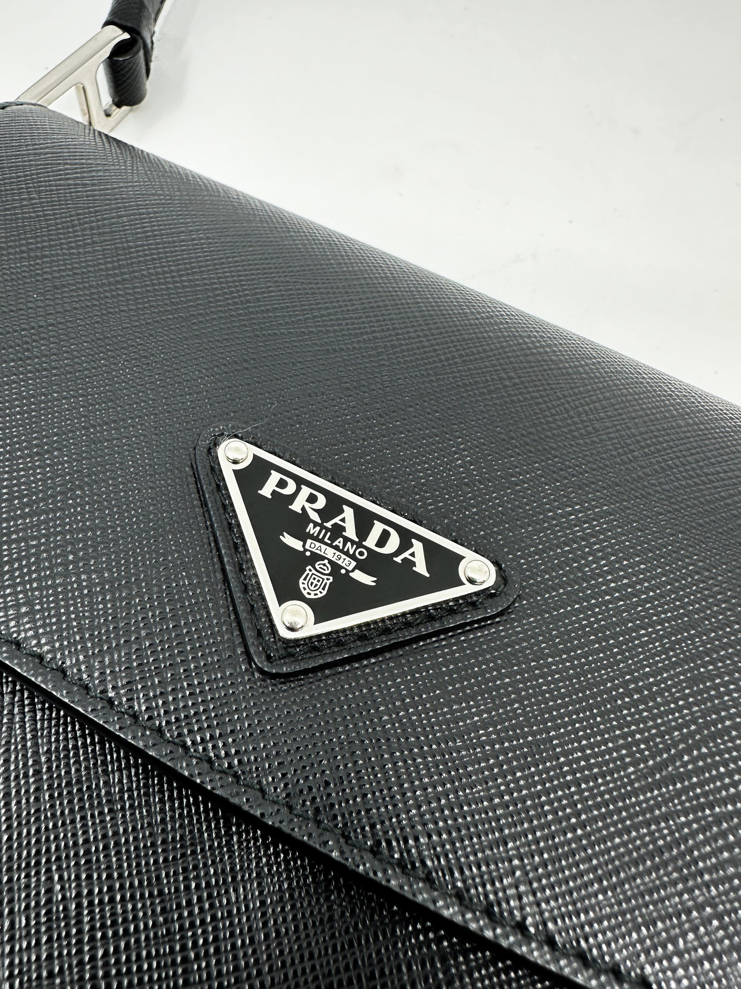 Rare Prada Cleo Flap in Saffiano Leather