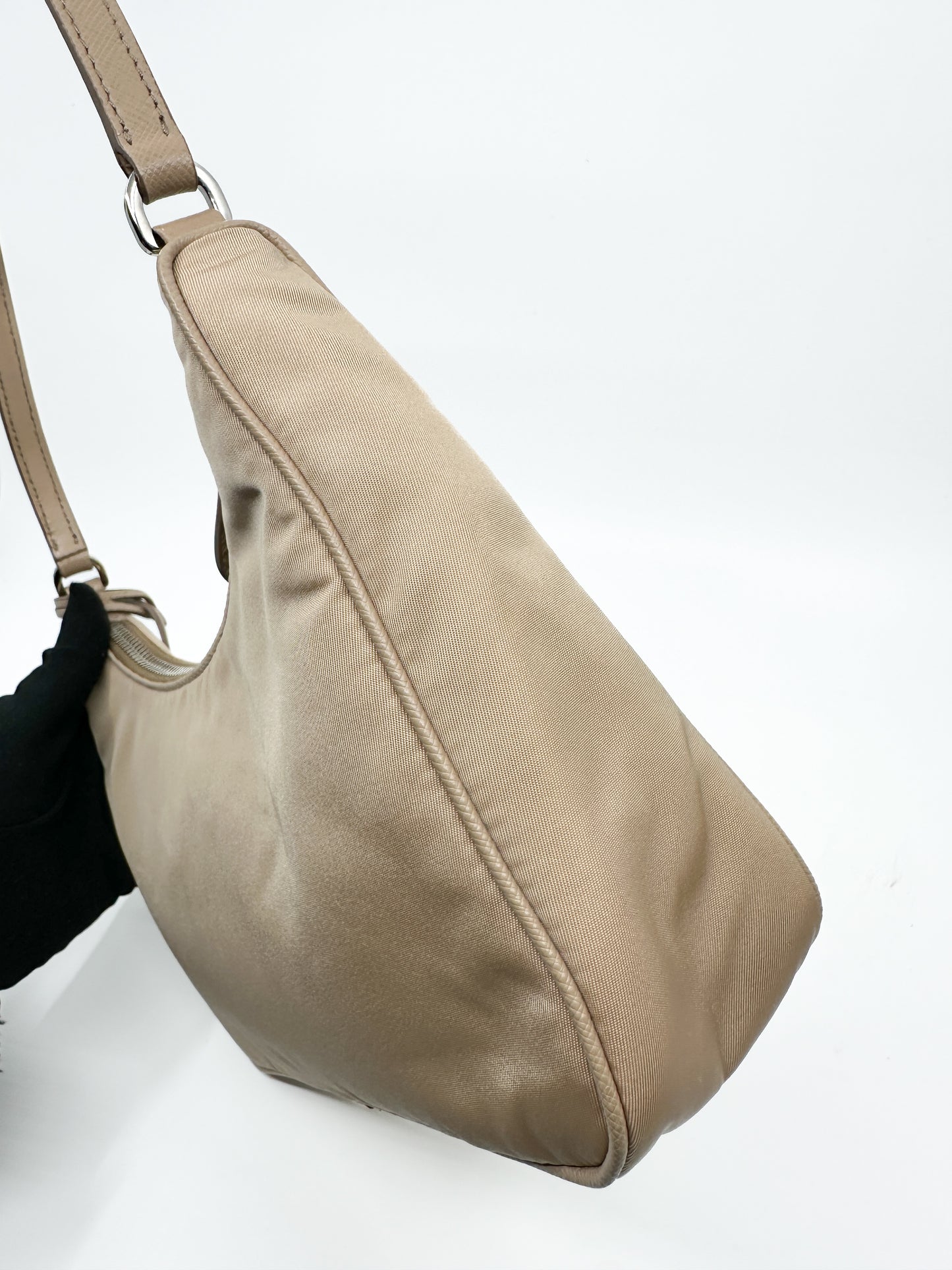 Prada Nylon Re-Edition 2005 in Beige Color