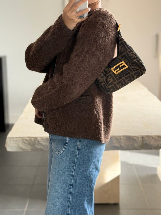 Rare Vintage Fendi Mini Mamma Zucca Shoulder Bag