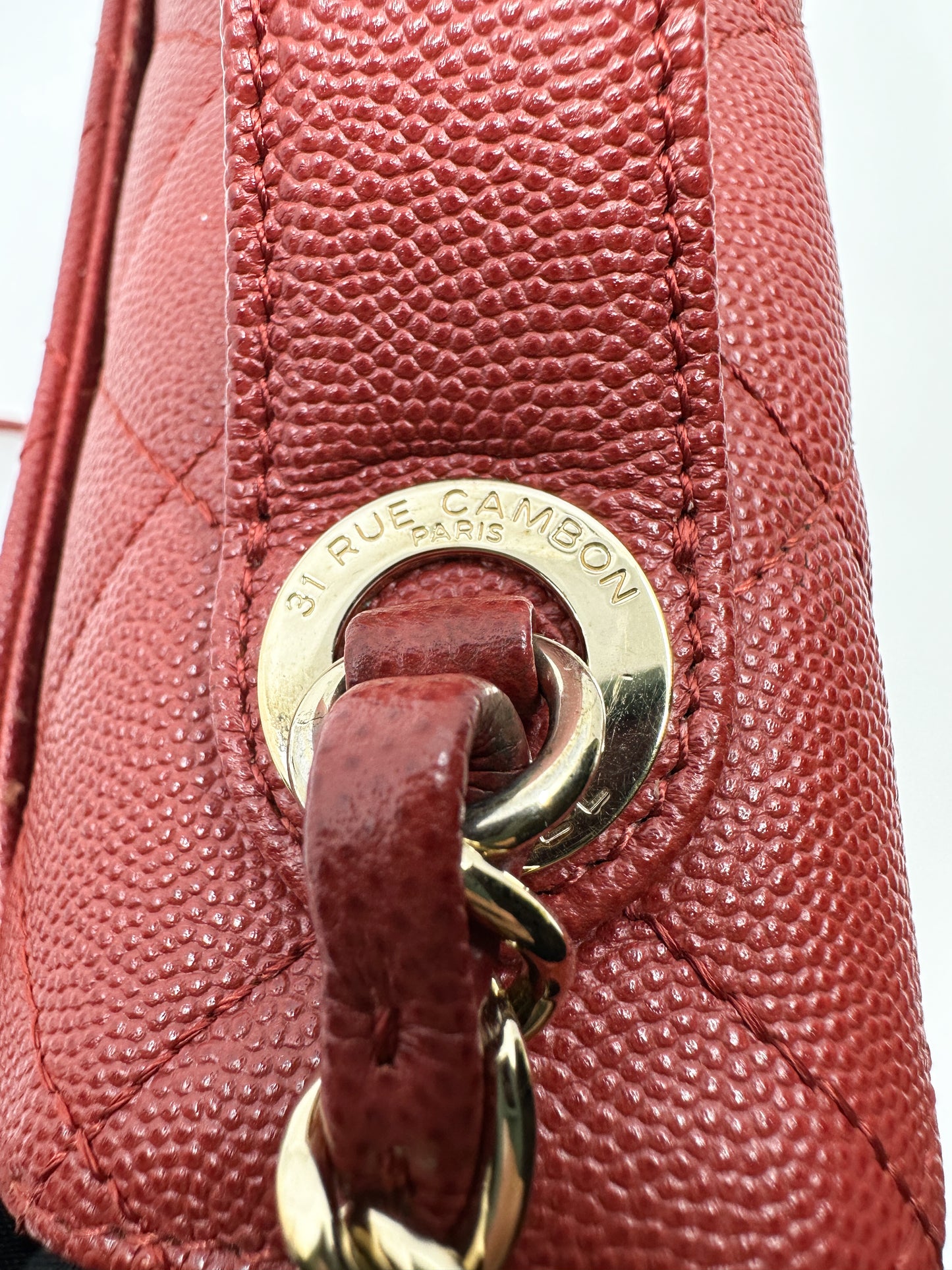 Chanel Business Affinity in Burgundy Caviar Leather