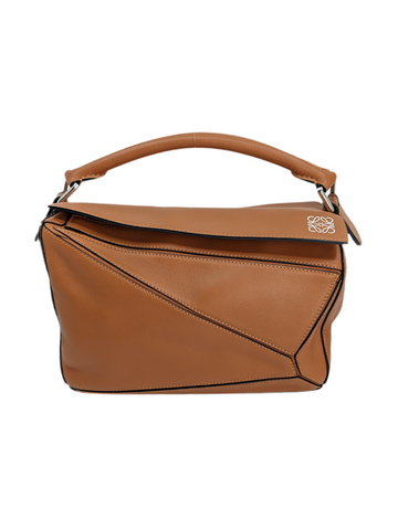 Rare Loewe Puzzle Tan Small with Feet