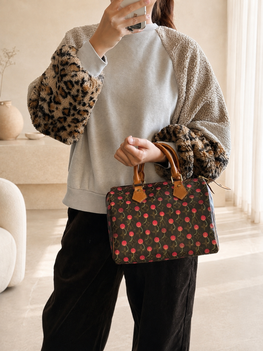 Vintage Louis Vuitton x Murakami Cherry Speedy 25